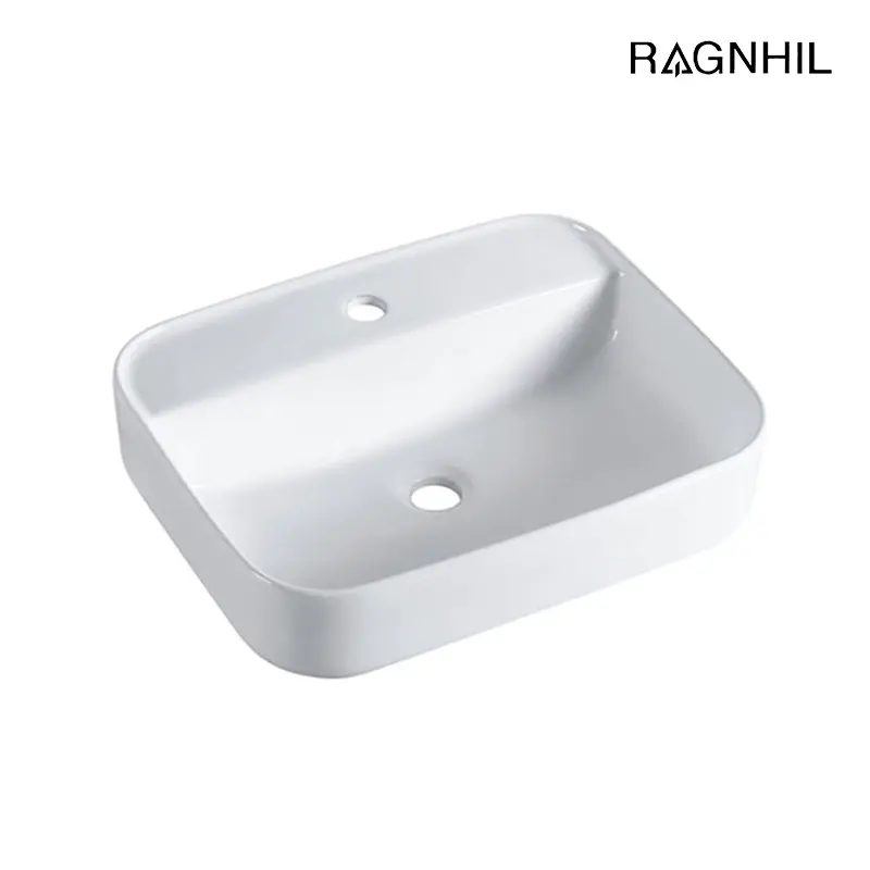 European Style Table Top Semi Recessed Basin
