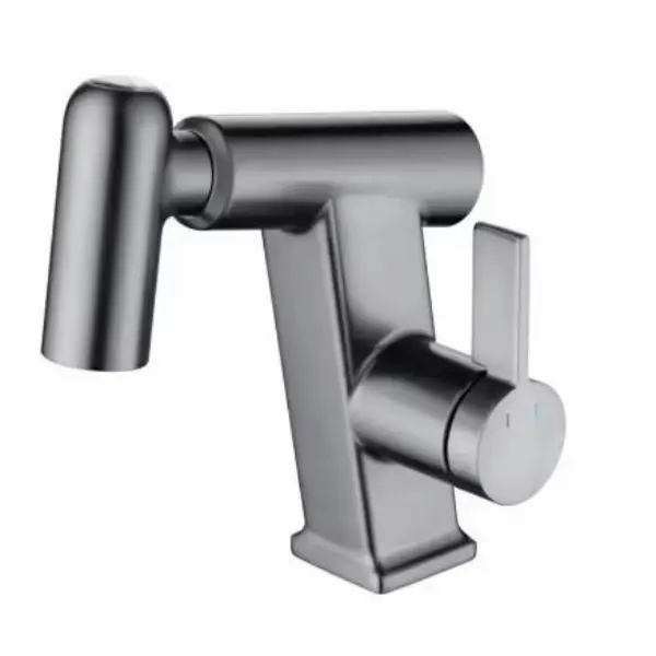 Gray Bidet Faucet Spray Bathroom Shower Tap Cold and Hot Mixer Handheld