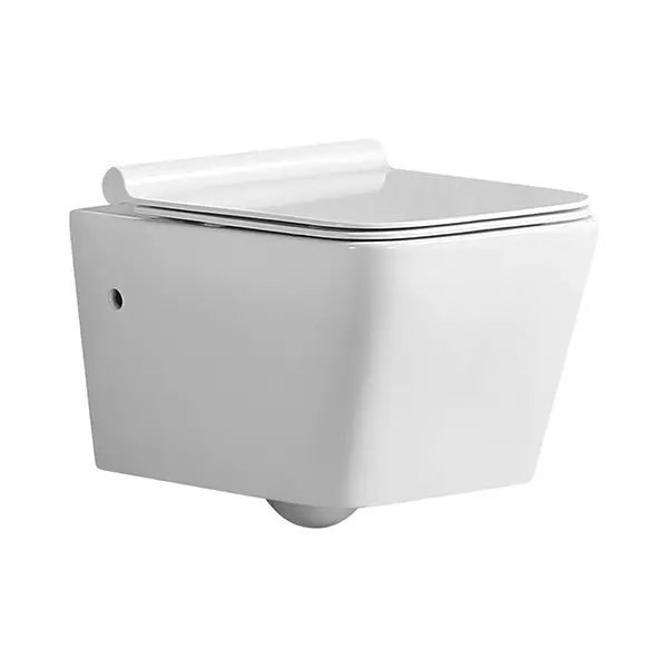 Square Rimless Wall-Hung To...