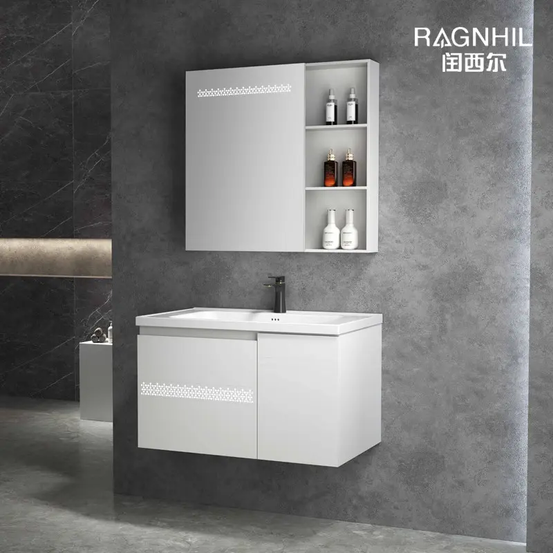 Sleek and Practical Bathroo...