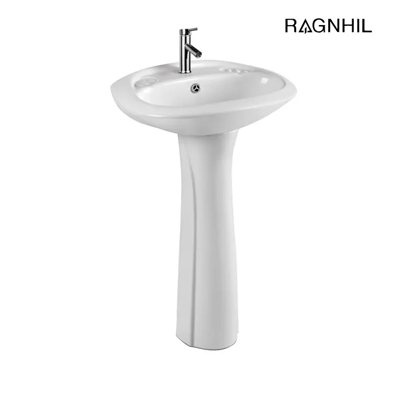 Premium Quality Bathroom Sink and Pedestal Sets 305