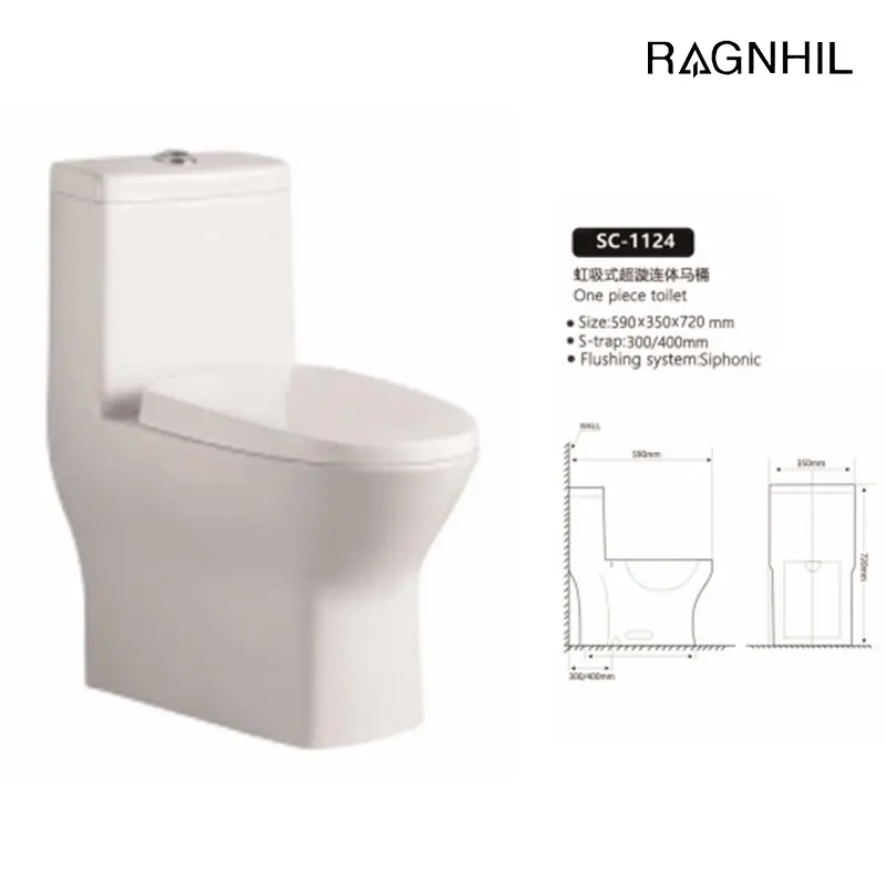 Classic Ceramic Toilet: Tim...