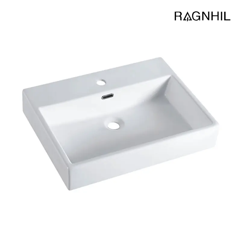 American Style of Bathroom Ceramic Square Basin