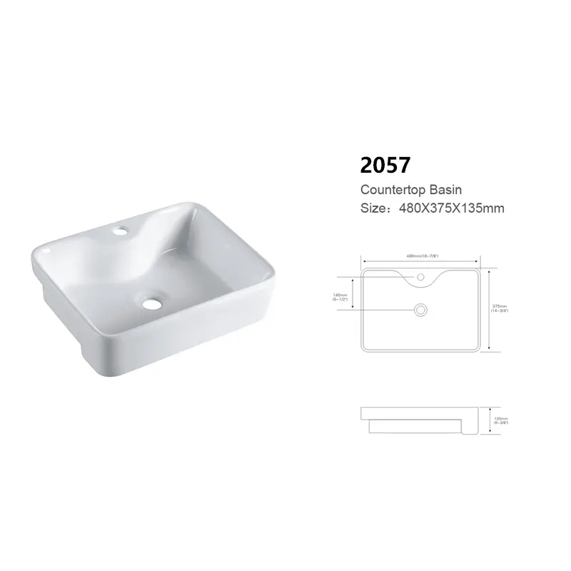 European Bathroom Semi Rece...