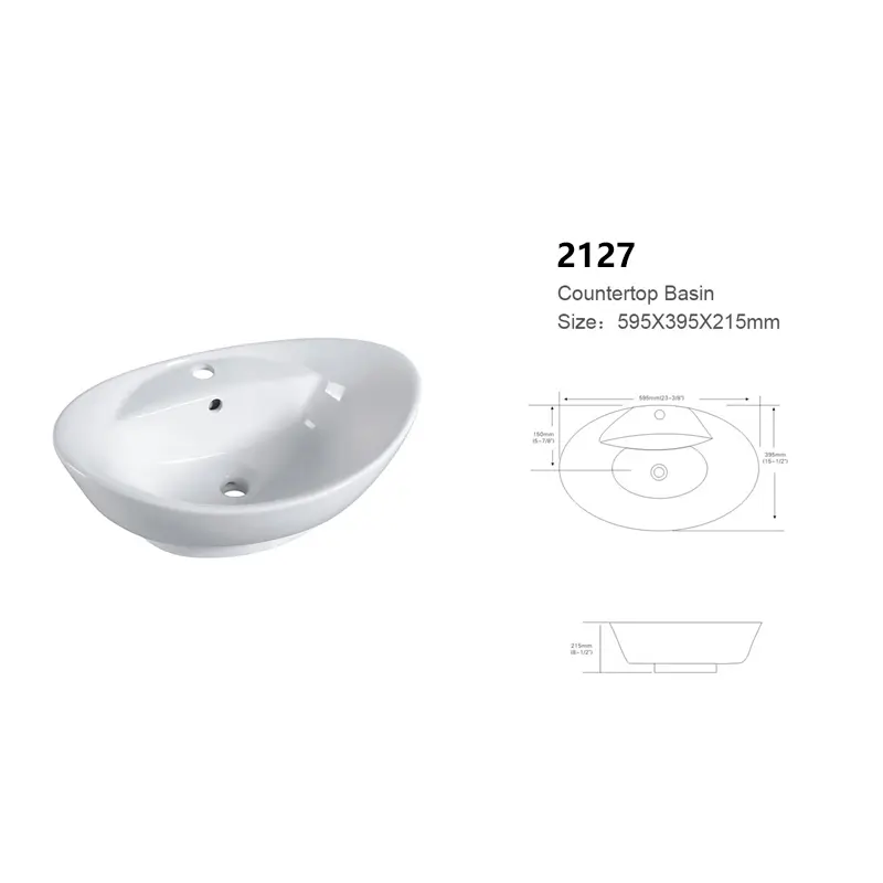 Vitreous China Table Top Wa...