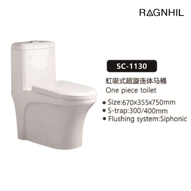 Siphonic One-piece Toilet: ...